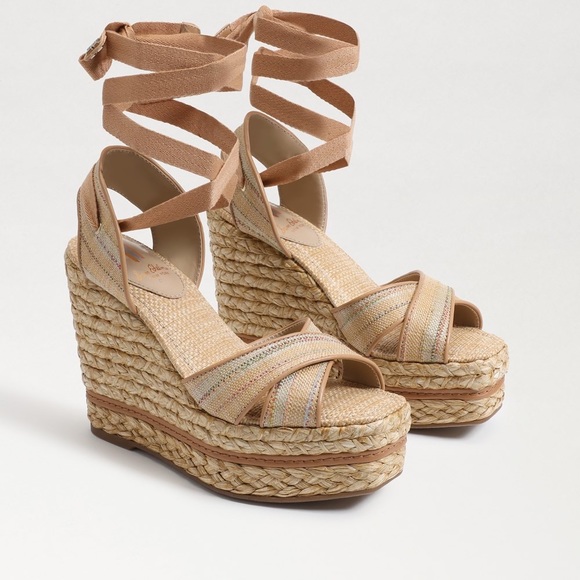 Sam Edelman Shoes - New sold out Sam Edelman Vaughn espadrille wedge sandal open toe
